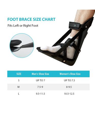 KD Plantar Fasciitis Night Splint Brace - Relief for Foot Pain, Heel Spur, Achilles Tendonitis - Fits Left or Right Foot - Calf Stretching Support (L) - Buy Online on GoSupps.com