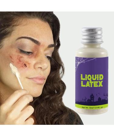  G n rique Liquid Latex Makeup Realistic Artificial Skin Latex 50ml | Supplies for Scar Creation Makeup Artists Photography Models Body Painting Cosplay Theatre Students - Buy Online on GoSupps.com