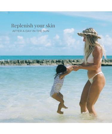 Project Reef Natural After-Sun Cooling Lotion with Aloe Vera & Peppermint - Hydrating Relief for Sunburn & Dry Skin | Plant-Based, Sustainable Formula for All Skin Types - Buy Online on GoSupps.com