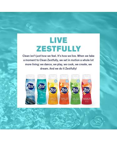 Zest Orange Peel and Maqui Body Wash - Refreshing and Invigorating 16.5 Fl Oz (Pack of 6) - Buy Online on GoSupps.com