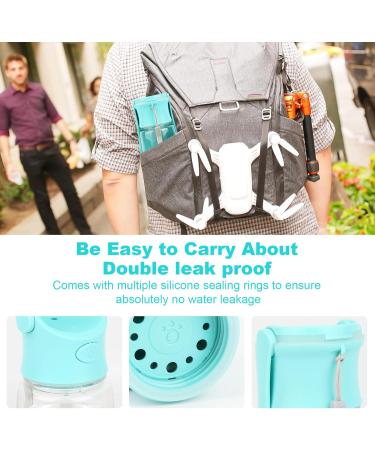 VFANDV Portable Pet Drinking Bottle - Leak-Proof 550ml Dog & Cat Water Bottle for Travel Hiking & Daily Walks - Buy Online on GoSupps.com