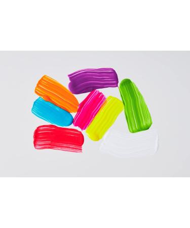 Moon Glow Neon UV Hair Colour Streaks in Intense Yellow - Temporary Hair Mascara Dye | Glows under UV Light - Buy Online on GoSupps.com