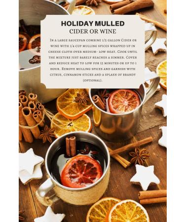 Mulling Spices - Cinnamon, Allspice, and Clove Blend - Two 4.0 oz. Jars - Buy Online on GoSupps.com