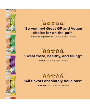 Buy Bobo's Almond Butter Oat Bars - Gluten Free, Vegan, 12 Pack | Healthy On-The-Go Snack - Buy Online on GoSupps.com