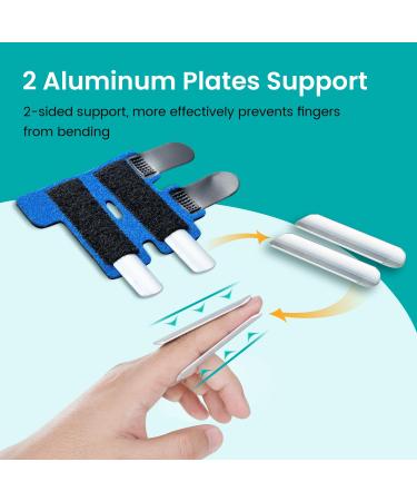 Schnapfinger Finger Splint for Support & Healing - Alleviate Finger Fractures Osteoarthritis & Injuries | Fits Index Middle Ring & Small Fingers - International Shipping Available - Buy Online on GoSupps.com