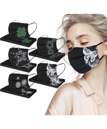 Winfer 50/100 Pieces Disposable 3-Layer Colored Mouth & Nose Protection - Breathable Masks for Adults - Z-04 - Buy Online on GoSupps.com