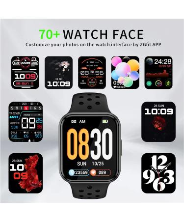 Wafa Fitness Tracker: Heart Rate & Blood Pressure Monitor, Waterproof Sports Smart Watch - Bluetooth Bracelet for Kids, Women, and Men in Black - Buy Online on GoSupps.com