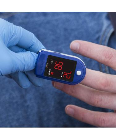 Buy Pulse Oximeter Pulox PO-100 Solo | Accurate SpO2 & Pulse Measurement - Black - Includes Batteries | Fast International Shipping - Buy Online on GoSupps.com