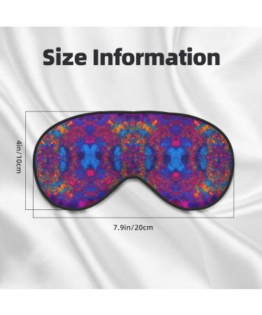 Buy Tie Dye Hippie Soft Sleep Eye Mask - Breathable Travel Eye Patch for Relaxation - Perfect for Women - Buy Online on GoSupps.com