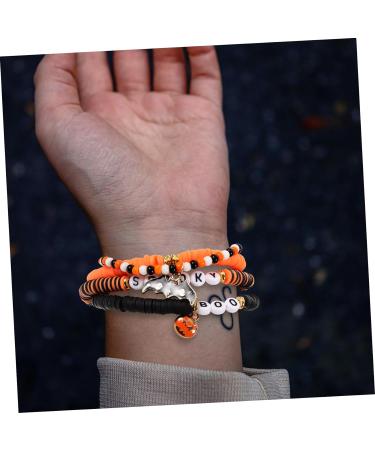 ABOOFAN 1 Set Charm Bracelets Party Jewelry Bracelets Aesthetic Bracelet for Women Decor Beads Elastic Bracelet Beaded Bracelet Wrist Jewelries Bead Bracelet Polymer Clay Miss Letter - Buy Online on GoSupps.com