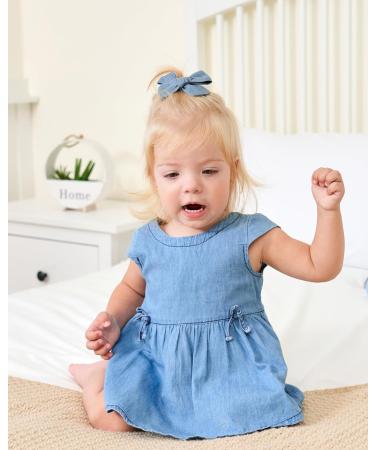 Jollybows 20pcs Baby Girl Hair Bows Clips | Fully Lined 3.5 Barrettes | Hair Accessories for Kids & Teens - Buy Online on GoSupps.com