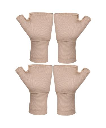 FRCOLOR 2 Pairs Pressure Wrist Wrist Compression Wrist Gloves Wrist Brace for Gloves Compression Brace Carpal Tunnel Gloves Wrist and Thumb Support Wrist Support