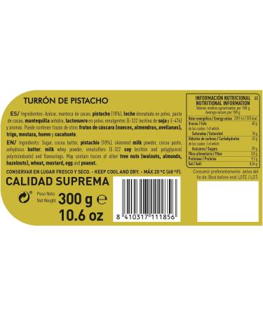 1880 - Turr n Signature Pistachio Chocolate 300g Smooth Texture Supreme Quality Noble Ingredients Authentic Flavor The W - Buy Online on GoSupps.com