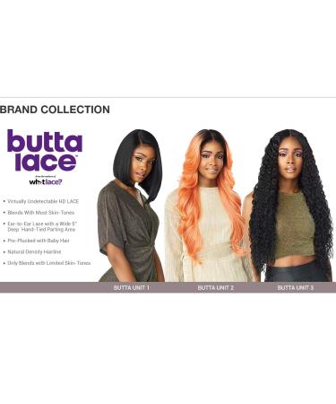Sensationnel Butta Lace Front Wig - Natural Pre-Plucked HD Transparent Lace 5 Inch Deep Part - BUTTA Unit 2 (1B) - Buy Online on GoSupps.com