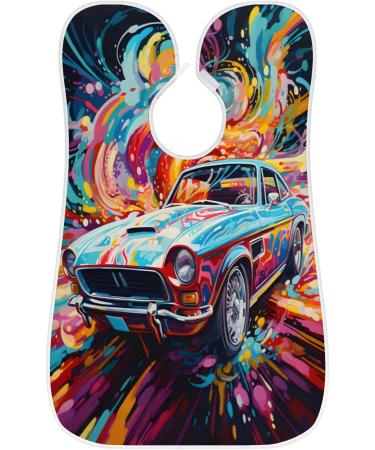 Cool Racing Cars Beard Bib Apron Beard Hair Catcher for Men | Perfect Gift for Dad & Husband | Fathers Day Anniversary & Christmas - Buy Online on GoSupps.com