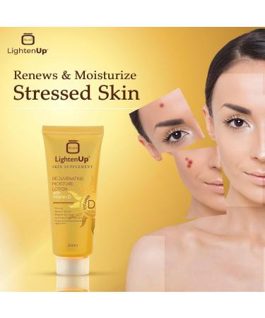 LightenUp Rejuvenating Moisture Lotion with Vitamin D - 200ml | Hydrating Skincare for Radiant Skin - Shop Internationally - Buy Online on GoSupps.com