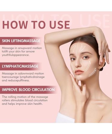 Ice Roller for Face & Eye Puffiness Relief | Skincare Massager Tool | Pink Facial Roller - Perfect Gifts for Women - Buy Online on GoSupps.com