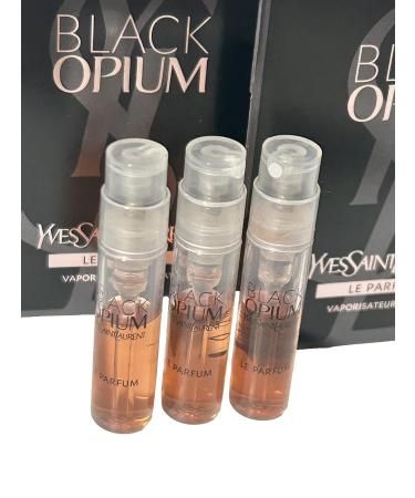 YVES SAINT LAURENT YSL Black Opium LE PARFUM Sample Women Perfume 1.2 ml / 0.04 oz - set of 3 - Buy Online on GoSupps.com