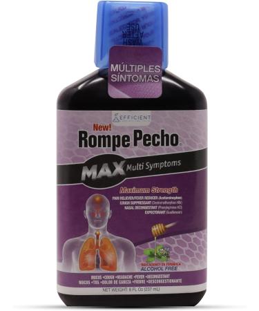 ROMPE PECHO MAX Severe Cold and Flu Syrup 8 FL Oz - Pack of 1 - Buy Online on GoSupps.com