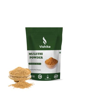 VISHIKA 100% Natural Pure Mulethi Powder | Yashimadhu | Liquorice | Glycyrrhiza Glabra | Best for Hair and Skin Care (600 G (Pack of 1)