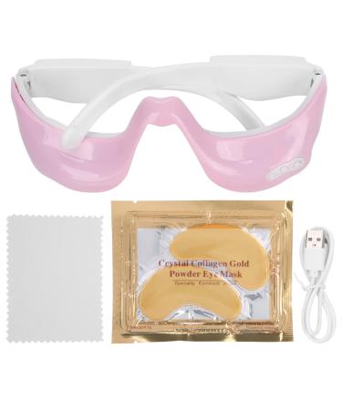 Electrical eye massage device vibration heating eye care device beauty tools accessories eye care devices treatment products for beauty care (pink)