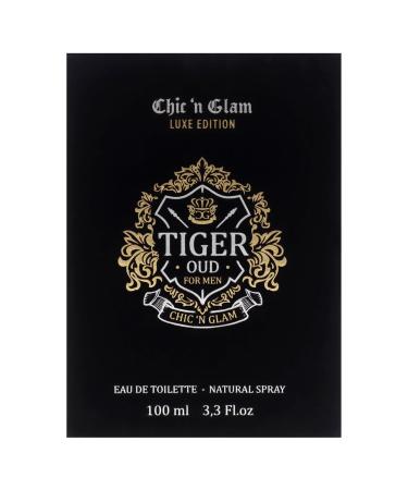 Chic N Glam Tiger Oud - Luxe Edition for Men - 3.3 oz EDT Spray - Buy Online on GoSupps.com