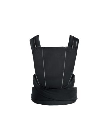 Cybex Maira Tie Baby Carrier, Adjustable Baby Carrier from Newborn up to 33 lbs, Lavastone Black, One Size