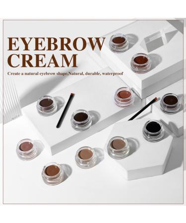 Colorful eyebrow cream waterproof three-dimensional stereotypes above the color eyebrows (09) - Buy Online on GoSupps.com