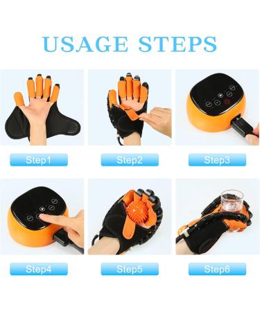 Rehabilitation Robot Glove for Stroke Hemiplegia & Arthritis Recovery - Heating Type Left Hand-XL | International Shipping Available - Buy Online on GoSupps.com