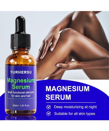 YURHERSU Magnesium Serum for Women Skin and Hair Care Hydration Magnesium Serum with Collagen Long-lasting Moisturization Revitalizing Nourishment Skin Tightening & Firming 1.01 FL OZ - Buy Online on GoSupps.com