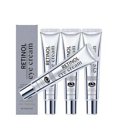 Yoelau Retinol eye cream for dark circles and puffiness Anti-aging moisturizing cream that reduces fine lines wrinkles and under-eye bags firming and illuminating serum (4)