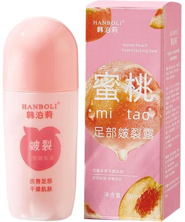 Cracked Foot Cream Roll-On Gentle Natural Moisturizing Foot Cream | Heel Care for Feet - Peach Flavored Cracked Foot Cream - Repairs & Restores Dry Feet - Buy Online on GoSupps.com