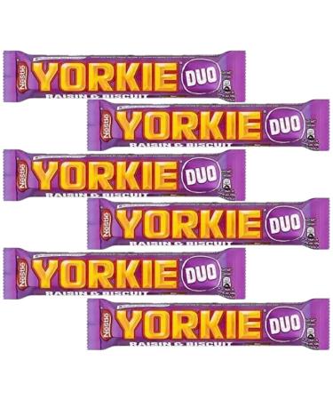 Milk Chocolate Bar Bundle With Yorkie Raisin & Biscuit Milk Chocolate Duo Bar 66g (6 Pack) - Buy Online on GoSupps.com