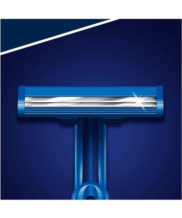 Buy Gillette BlueII Disposable Razors for Men - 10 Pack 2 Blade Fixed Head for Smooth Shaving | International Shipping Available - Buy Online on GoSupps.com
