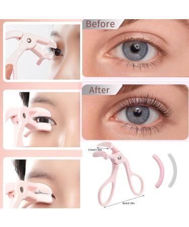 Buy Pink Eyelash Curler with Silicone Refills - Perfect Lashes for Women & Girls | International Shipping Available - Buy Online on GoSupps.com