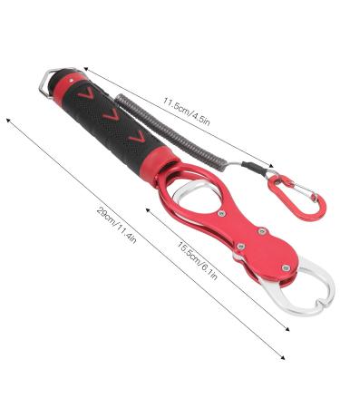 Fish Controller Scale - Aluminum Alloy Fishing Grabber & Lip Grip Tool (Red) for Accurate Weighing | International Shipping Available - Buy Online on GoSupps.com