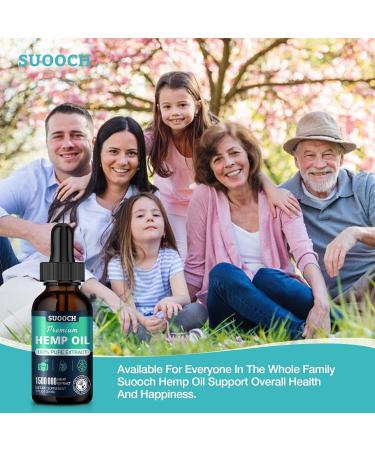 Hemp Oil Organic Premium(2 Pack)- Maximum Strength 100% Natural Drops Hemp Extract Tincture Supports Relaxation - Buy Online on GoSupps.com