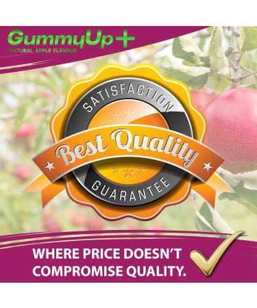 Apple Cider Vinegar Gummies with The Mother 1200mg Acetic Acid 400 g Folic Acid 2.5 g Vitamin B12 60 Sugar Free Natural Apple Flavoured Gummies - Buy Online on GoSupps.com