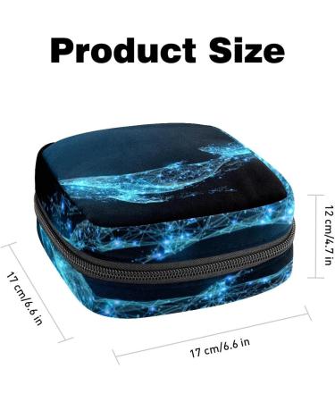 Buy Women's Bonds Storage Bags - Stylish Illusory Whale Portable Period Kit | Perfect Feminine Product Bag for Girls - Buy Online on GoSupps.com