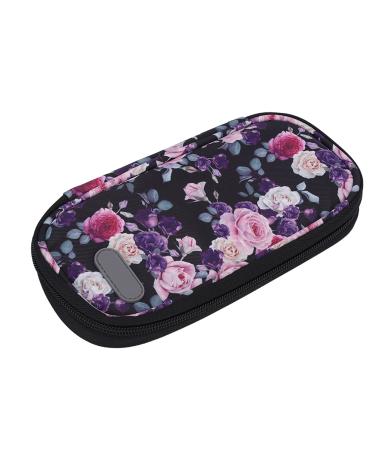 Insulin Cooler Travel Case Lightweight Zipper Easy to Open Insulin Cooler Travel Bag for Patient for Travel(Purple)