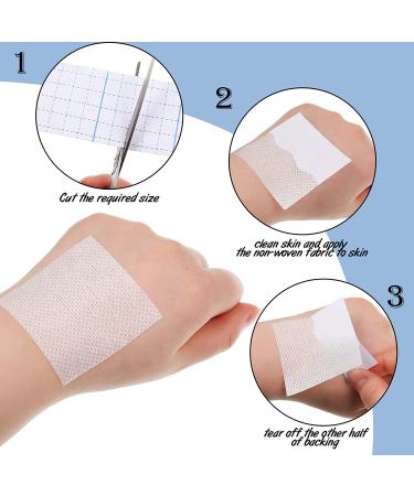 Non-Woven Cover Roll Stretch Tape - 2 Rolls, Breathable & Protective Bandage Tape - Pack of 2 (2 Inch x 10.94 Yard) - Buy Online on GoSupps.com