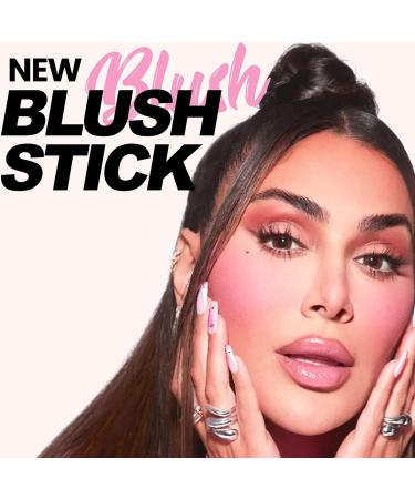 Stick Blush - Water-Resistant Moisturizing Cheek Foundation | Makeup Product for Dry & Combination Skin Cheeks Eyebrow Arch Lips & Special Events - Buy Online on GoSupps.com