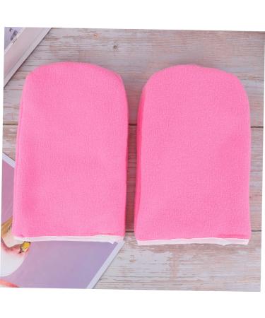 Housoutil 2 Pairs Insulated Gloves Bath Treatment Mitt Pink Paraffin Hand - Buy Online on GoSupps.com