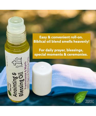 Urban ReLeaf Anointing & Blessing Oil Roll-On - Frankincense & Myrrh - USA Made - 0.44 Fl Oz - Comfort & Consecration - Buy Online on GoSupps.com