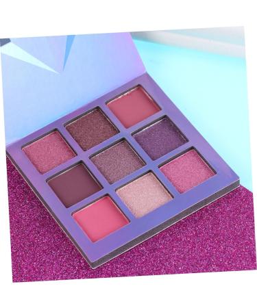 Balacoo 2pcs 9 Eyeshadow Women Eye Shadow Metallic Eye Shadow Palettes Diamond Makeup Palette 1 count (Pack of 1) Purplex2pcs - Buy Online on GoSupps.com