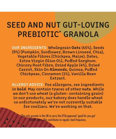 BioMe Bio&Me Apple and cinnamon gutloving muesli 360 g pack of 6 healthy breakfast vegan rich in fiber natural ingredients - Buy Online on GoSupps.com