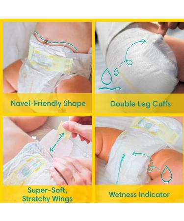 Pampers Size 0 Premature Diapers Bundle with Wishesla Wet Bag - 44 Nappies (Online Exclusive) - Buy Online on GoSupps.com