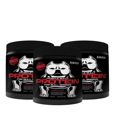 Protein Supplement for Dogs - Supports Muscle Growth Recovery and Size. Formulated for Bull Breeds (Pit Bulls American Bullies Bulldogs) (180 Servings)