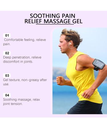 Soothing Gel Relieving Body Cream 100 Grams Gel for Relief of Muscles and Joints in Back Knee Foot Shoulder Neck Hand Ankle Hip Elbow - Buy Online on GoSupps.com