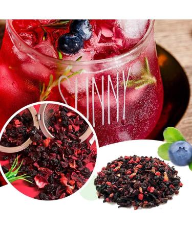 Plant Gift Currant Berries Blueberry Raspberry Tea Bags hibiscus tea bags Roselle Blueberries Grapes Raspberries Into Iced Tea & Hot Tea Oganic Fruit Herbal Tea 70G/2.5oz - Buy Online on GoSupps.com